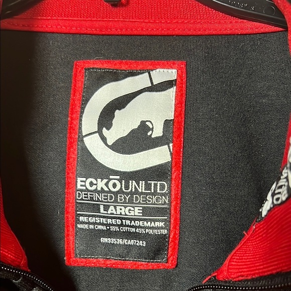 Ecko Unlimited Red and Black Jacket - Picture 2 of 4